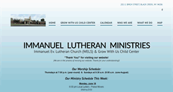 Desktop Screenshot of immanuellutheranbc.com